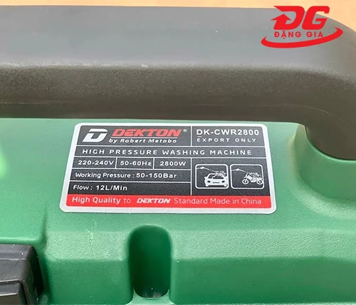 Máy rửa xe Dekton 2800W DK-CWR 2800A 6
