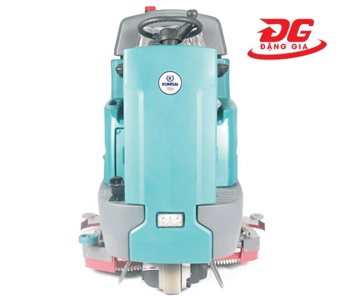 Mặt trước máy chà sàn nhà xưởng ngồi lái Kumisai KMS 10A