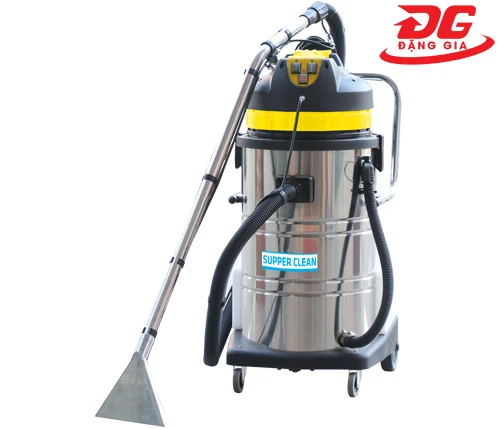 Vòi phun với lực hút mạnh giúp loại bỏ triệt để bụi bẩn, cát nhỏ li ti trên bề mặt thảm