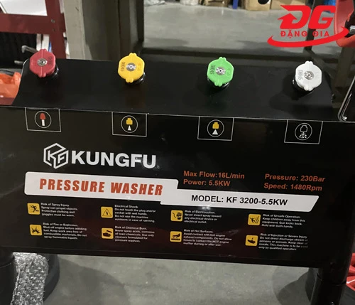 Máy xịt rửa xe áp lực cao Kungfu KF 3200-5.5KW 4