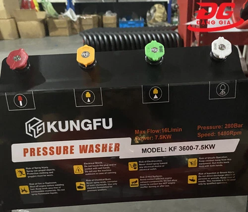 Máy bơm rửa xe cao áp Kungfu KF 3600-7.5KW 5