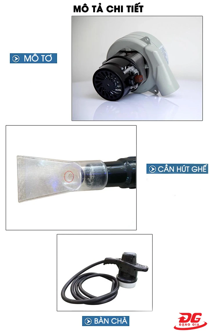 phụ kiện máy giặt ghế sofa supper clean SC730