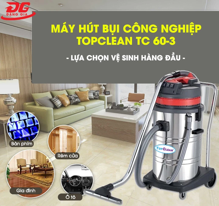 TopClean TC 60-3 được xem là giải pháp vệ sinh hàng đầu cho các doanh nghiệp