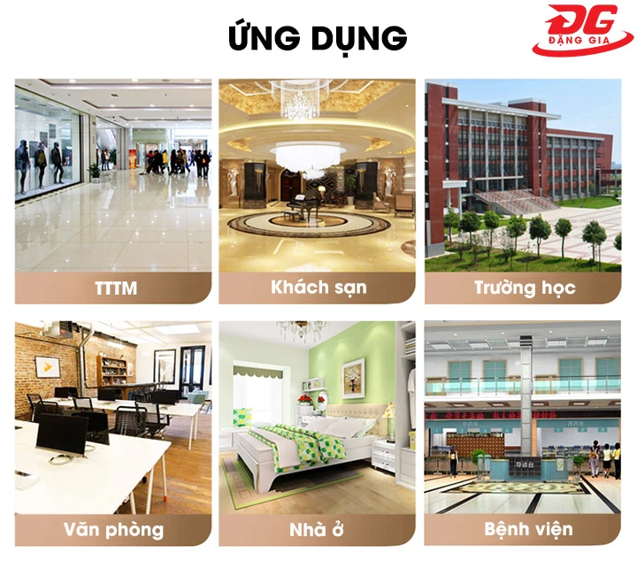 Thiết bị phù hợp sử dụng trong mọi không gian