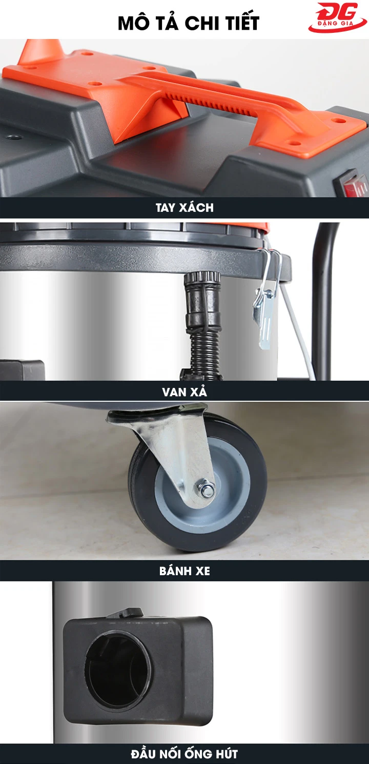 Kết cấu máy đơn giản, dễ dàng thao tác và sử dụng