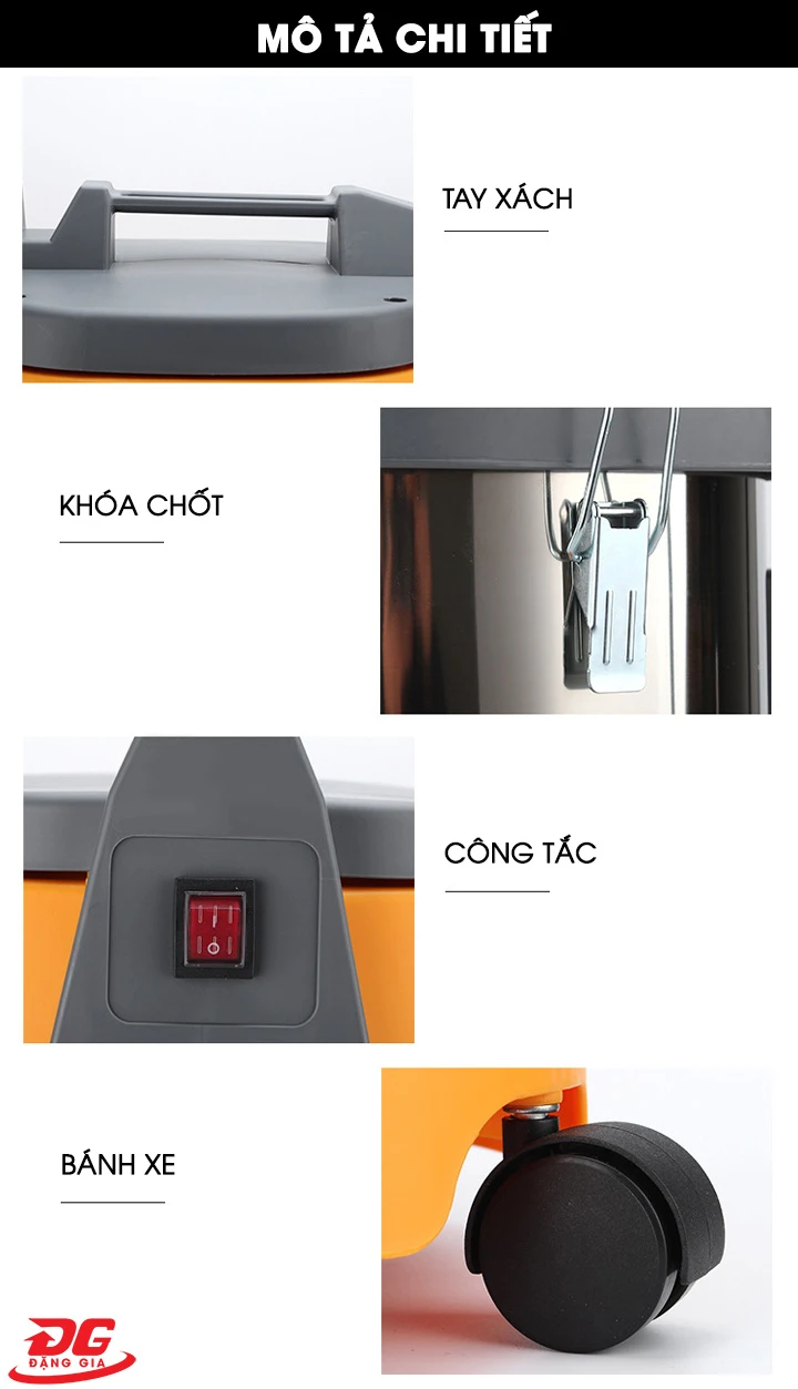 Chỉ với vài thao tác là người dùng có thể di chuyển và vận hành máy dễ dàng