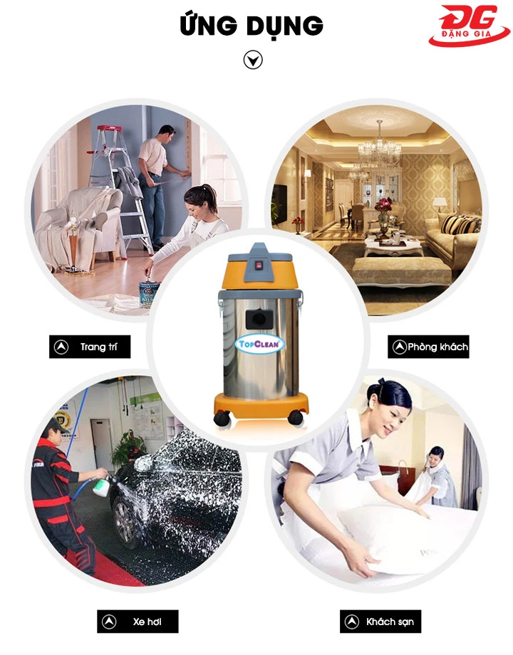 Thiết bị phù hợp sử dụng rong nhiều không gian