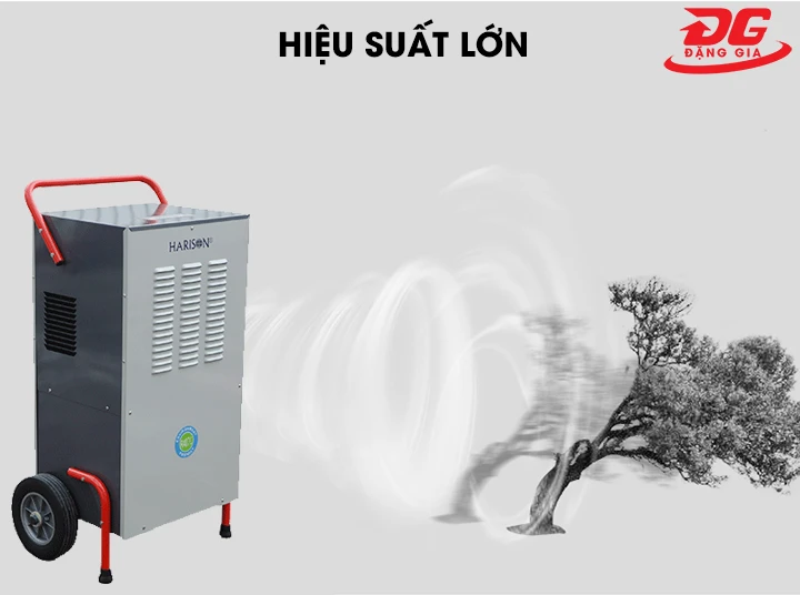 Hiệu suất hút ẩm của máy lớn