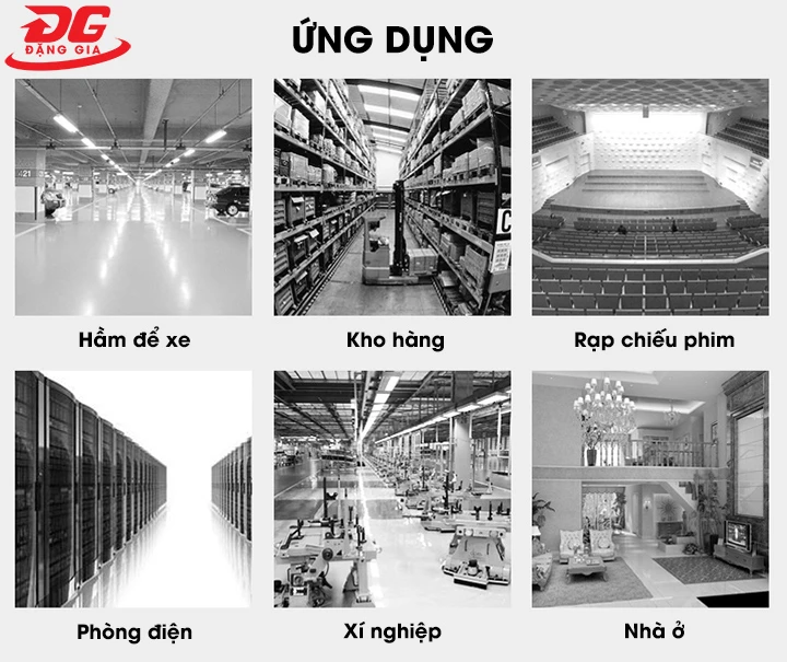 Sản phẩm được ứng dụng rộng rãi trong nhiều không gian vệ sinh khác nhau