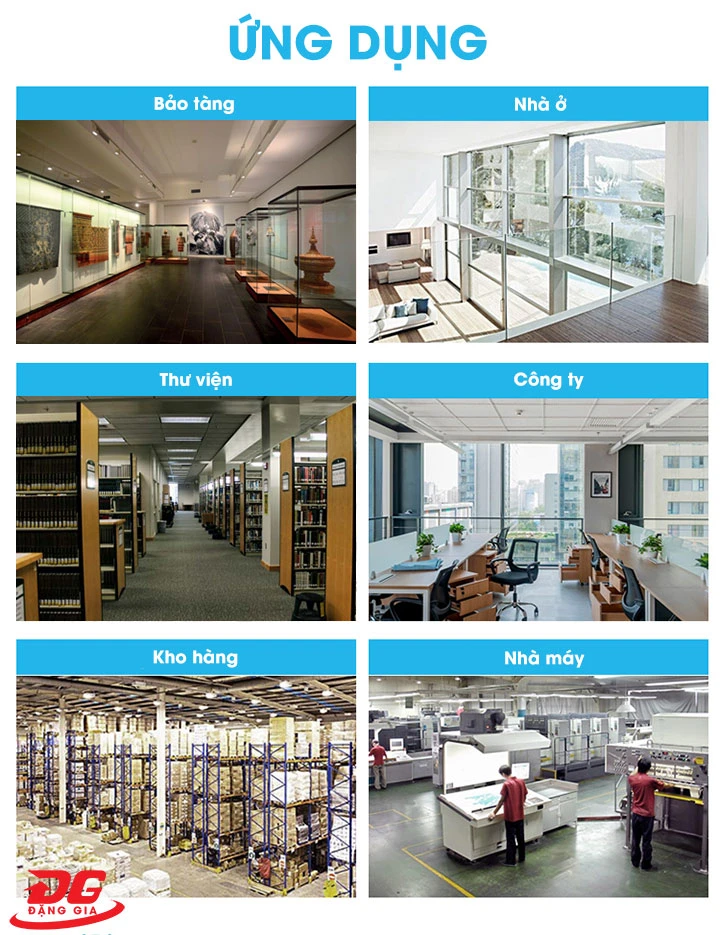Sản phẩm được ứng dụng trong nhiều không gian khác nhau