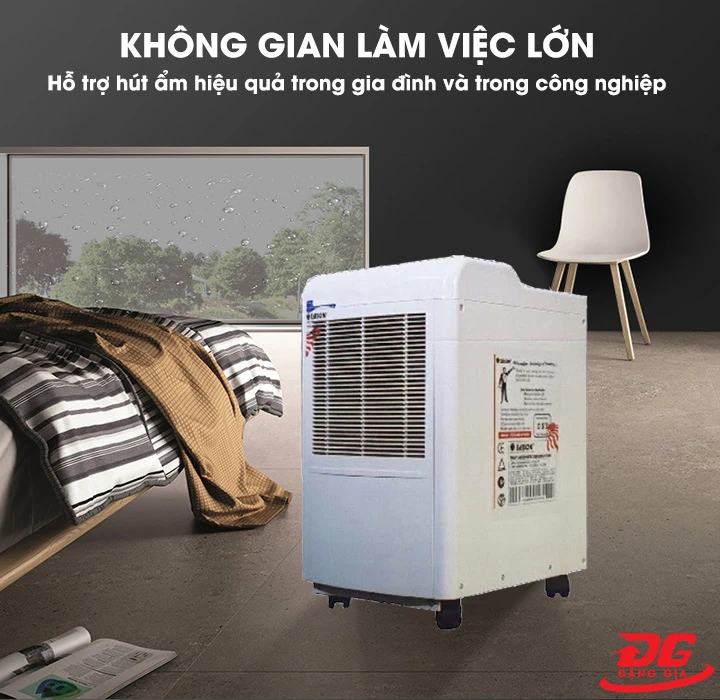 Công suất hút khá lớn, thích hợp sử dụng trong gia đình