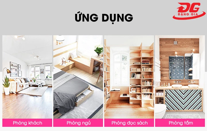 Sản phẩm được sử dụng phổ biến trong nhiều không gian khác nhau