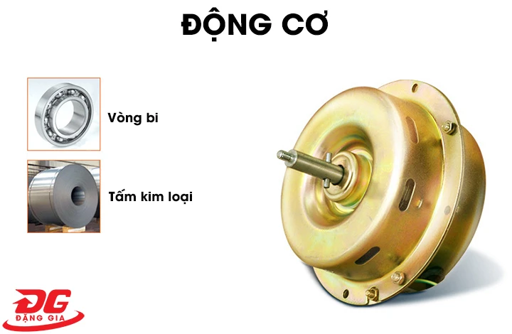 Động cơ máy vận hành êm ái, bền bỉ