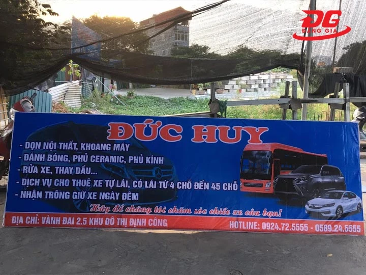 rửa xe hoàng mai tiệm Đức Huy