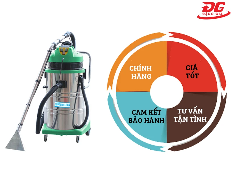 giá máy giặt thảm phun hút Supper Clean LC-802SC