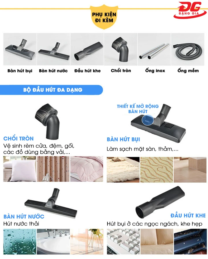 bán máy hút bụi công nghiệp mini Supper Clean AS 15