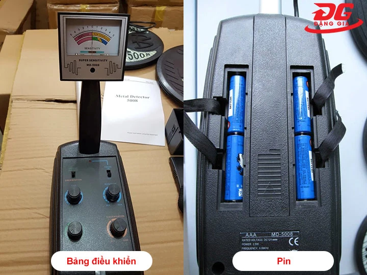 Bảng điều khiển Máy dò kim loại dưới lòng đất Scanner MD5008