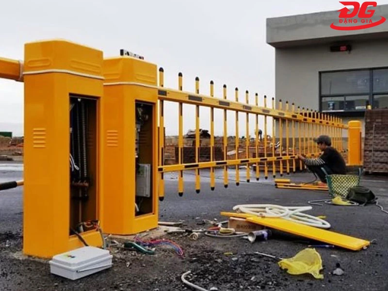 Lắp đặt barrier rào chắn