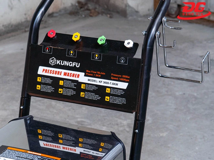 béc phun Máy rửa xe áp lực cao Kungfu KF 3600-7.5KW