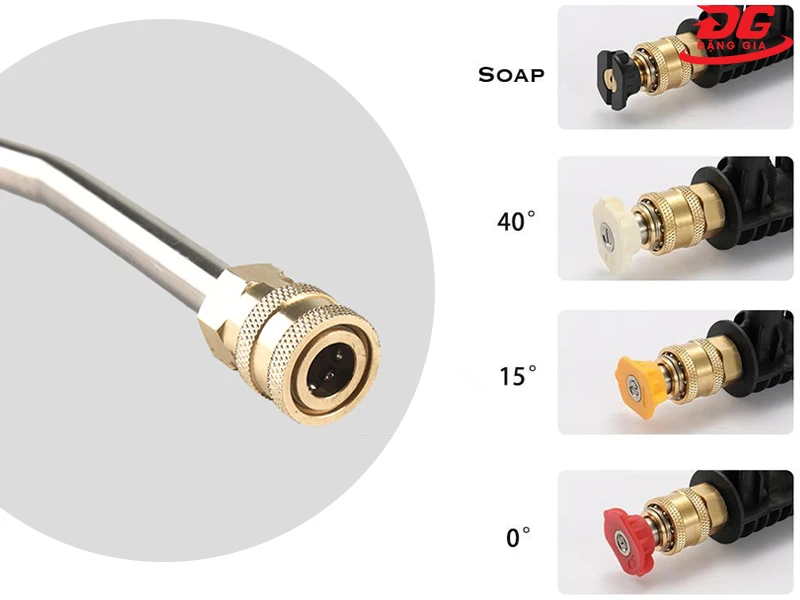 Béc phun máy rửa xe cao áp Lutian 2600PSI15M26-3.7S2