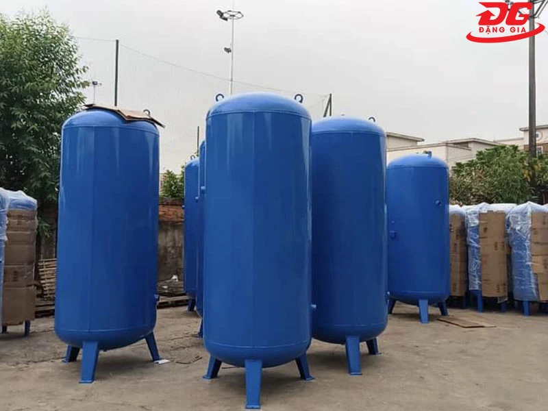 Bình tích khí có độ dày tiêu chuẩn từ 4 - 10mm tùy mức dung tích