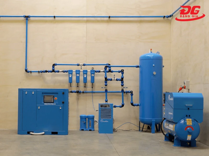 Bình nén khí 2000l áp suất ổn định cung cấp cho khí nén cho các thiết bị