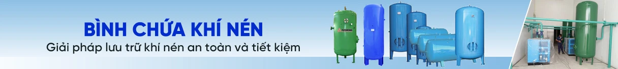 banners bình chứa khí nén