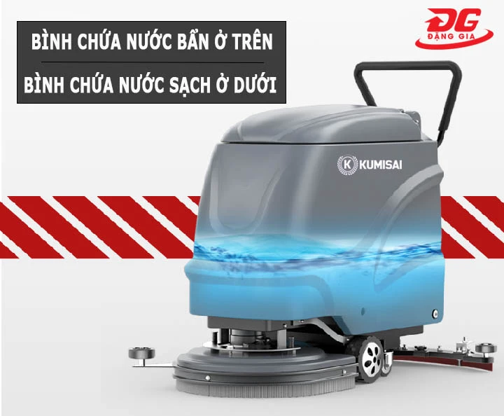 Bình chứa nước sạch/bẩn riêng biệt