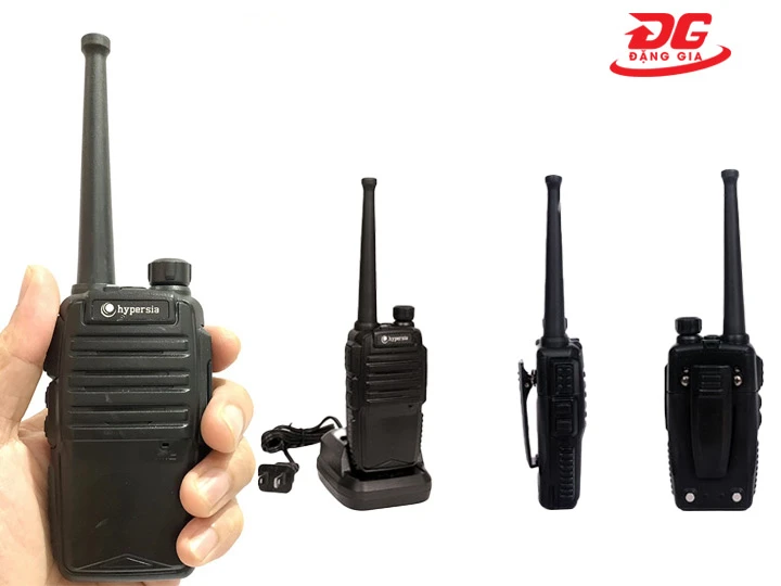 Bộ đàm cầm tay Hypersia H1 nhẹ, nhỏ gọn
