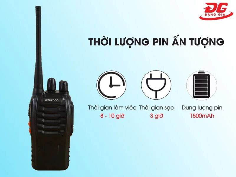  Dung lượng pin lớn, thời gian đàm thoại lâu