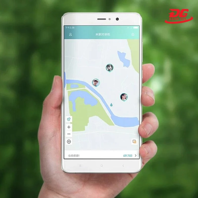 Chia sẻ vị trí qua app kết nối