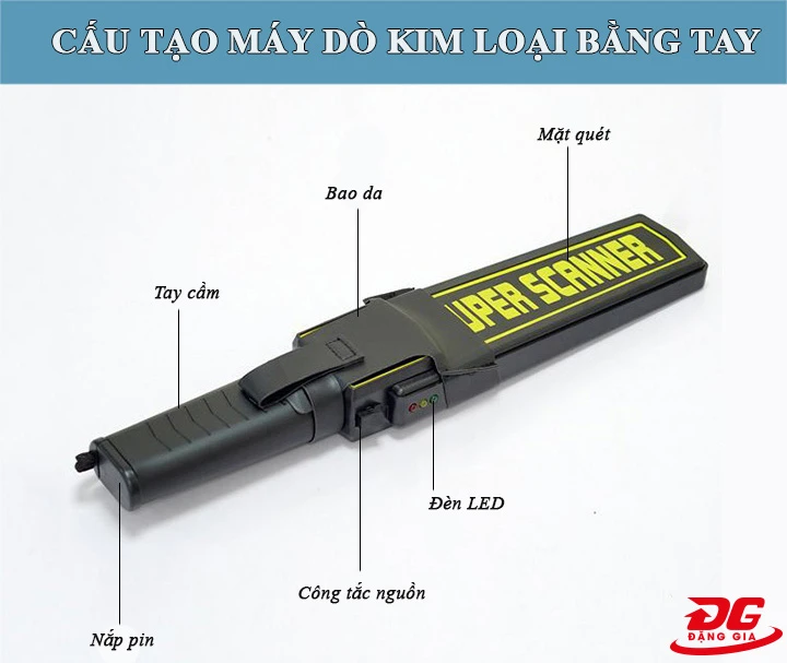 máy dò kim loại cầm tay giá rẻ