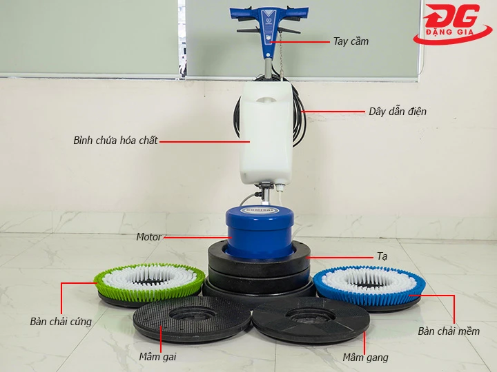 Các bộ phận máy chà sàn công nghiệp Kumisai KMS 98