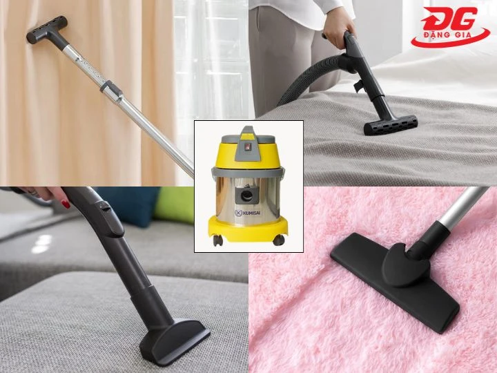 Cách dùng máy hút bụi quần áo