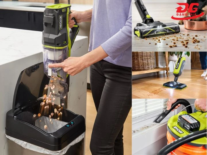 Cách sử dụng máy hút bụi Ryobi