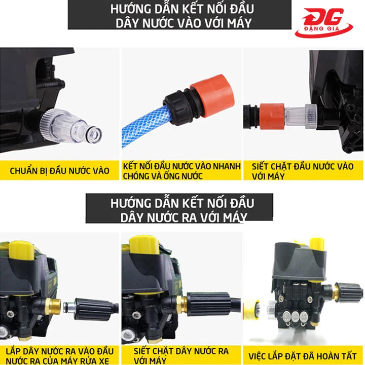 cách dùng Máy phun rửa xe Soeasy