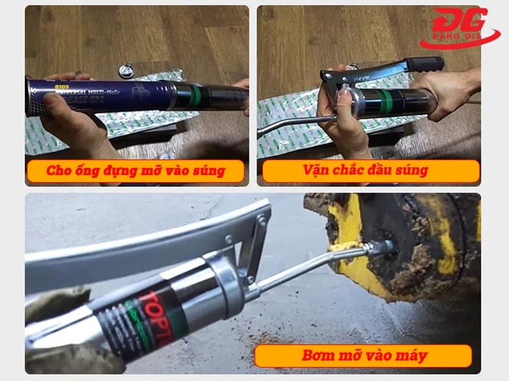 hướng dẫn Súng bơm mỡ Toptul JGAE0201