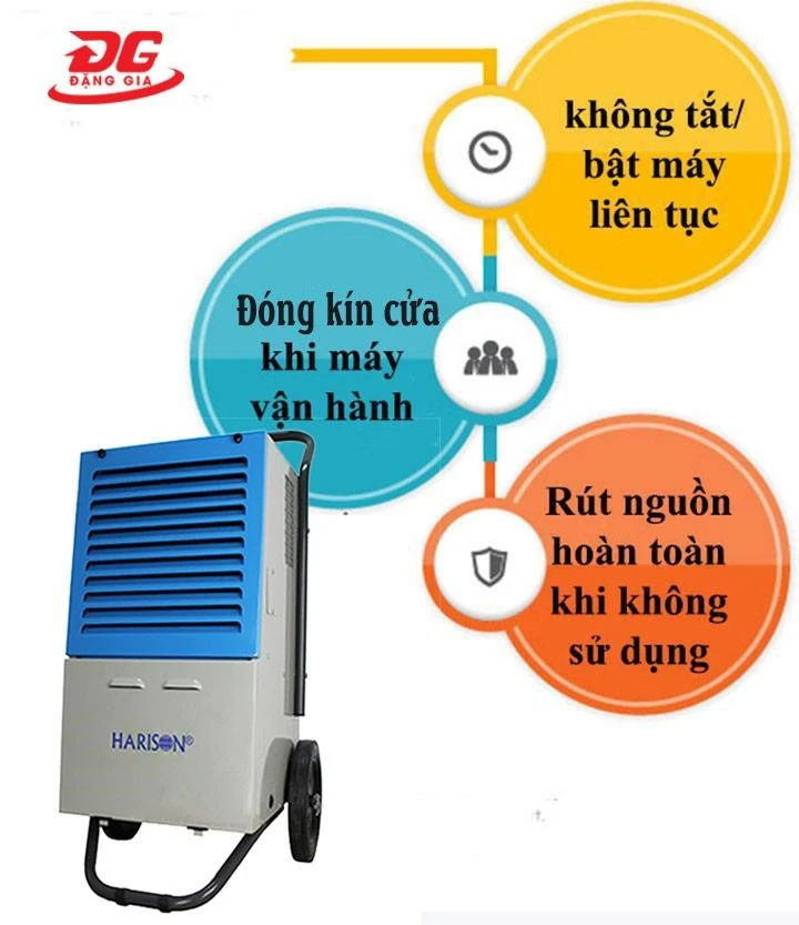 Hướng dẫn sử dụng máy hút ẩm Harison HD-60B
