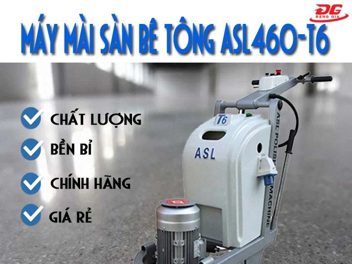 Cách sử dụng máy mài sàn bê tông ASL460-T6