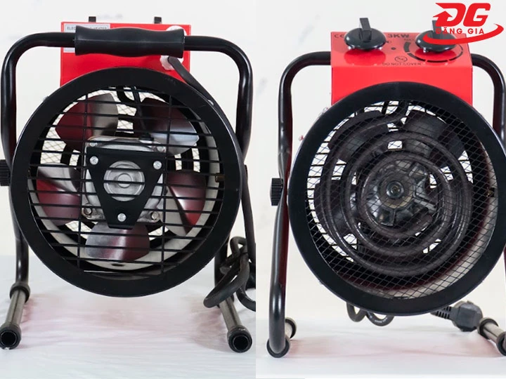 Quạt sấy thảm hơi nóng KMS 3000 có 3 cấp gió mạnh