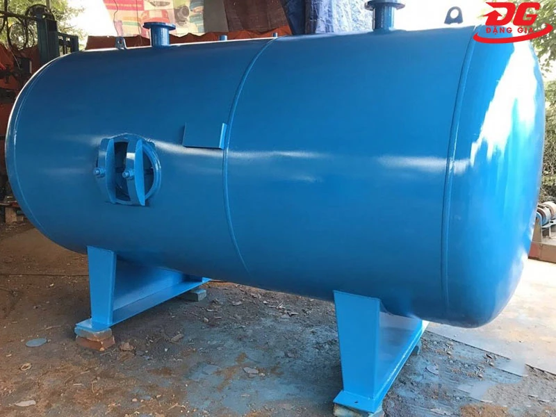 Bình chứa hơi sau khi được sơn tĩnh điện hoàn thiện