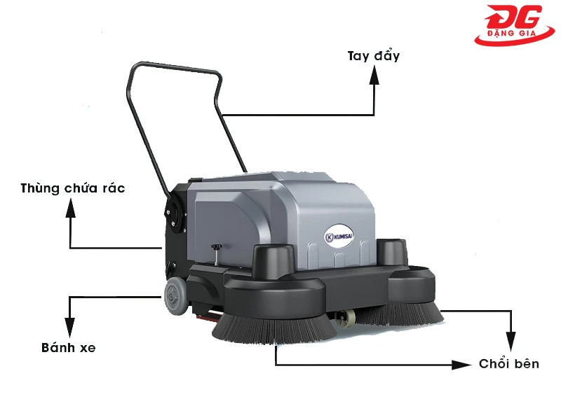 máy quét rác Kumisai KMS-3A