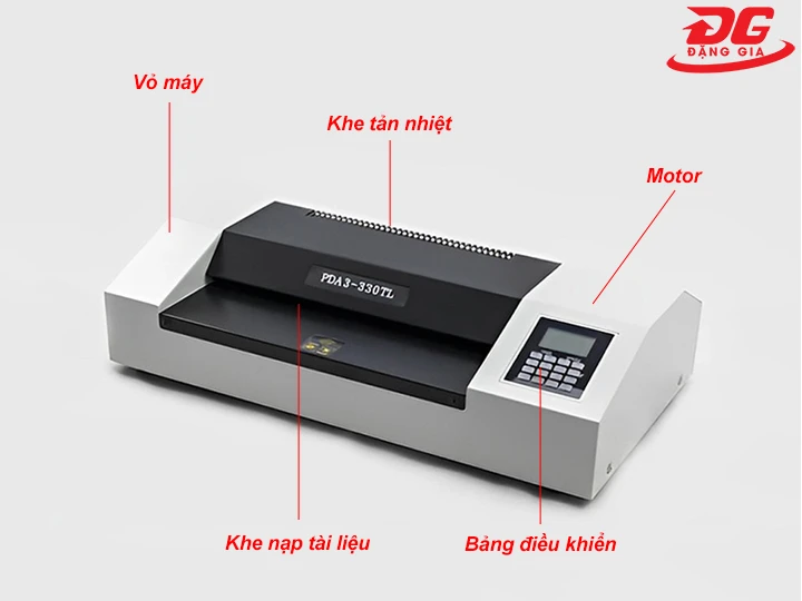 cấu tạo máy ép plastic PDA3-330TL