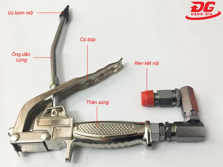 Cấu tạo Súng bơm mỡ KOCU HCG-600