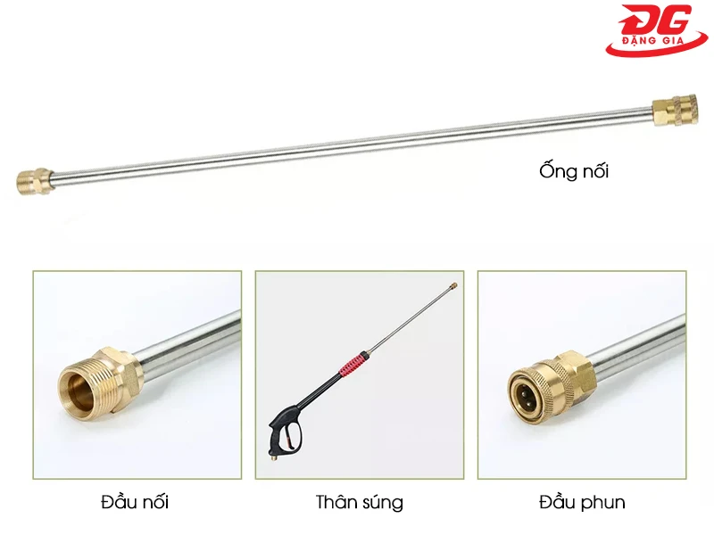 Cấu tạo của súng phun cao áp LT-01