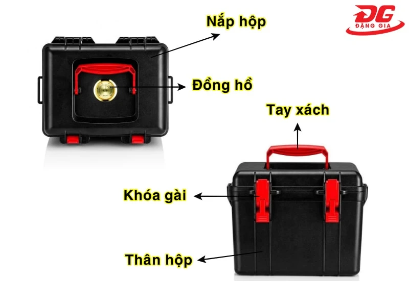 Cấu tạo của hộp chống ẩm cho máy ảnh Andbon B10