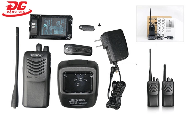 Bộ đàm Kenwood TK-P701 đầy đủ
