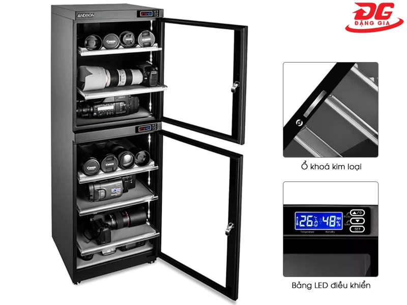 Thiết kế của tủ hút ẩm 195 lít Andbon DS-195S