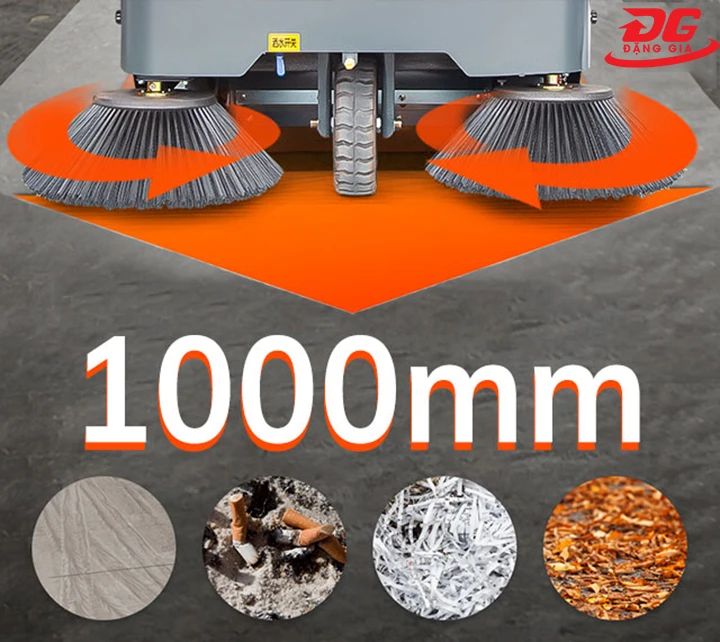 Chổi 2 bên xe quét rác Sweepers Palada PD-580