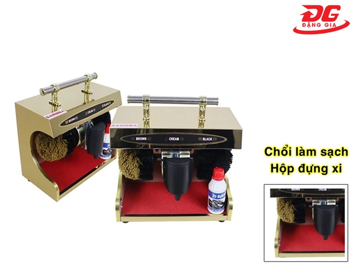 Chổi máy đánh giày Sakura SKR S4 giúp làm sạch tối ưu